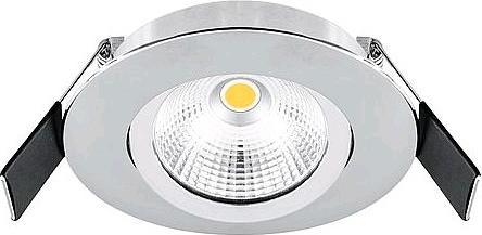 Image du produit EVN E44061302 spot encastré à LED aspect inox IP44 3000K 6W (682 lm)