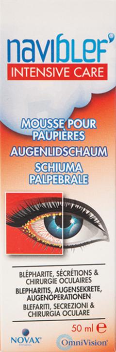 Actual product image Naviblef Intensive Care Eyelid Foam 50ml (50 ml, Day + Night)