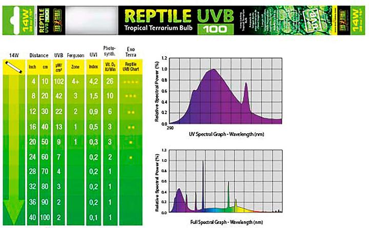 Image du produit Exo Terra Reptile UVB100 (UVB)