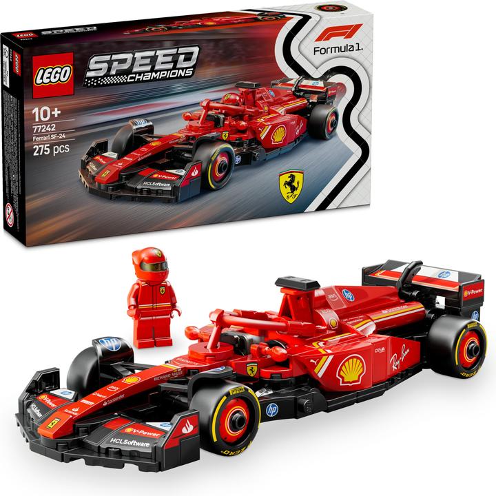 Produktbild LEGO Ferrari SF-24 F1 Rennauto (77242, LEGO Speed Champions)
