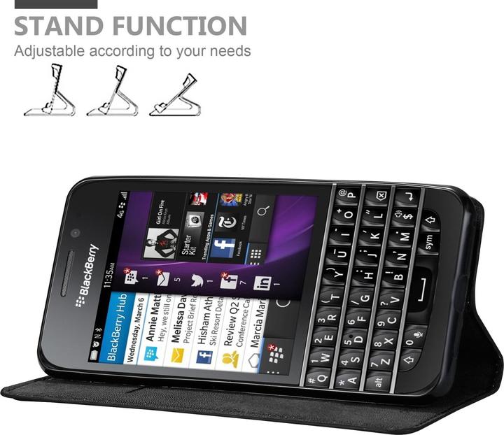 Produktbild Cadorabo Book Invisible Magnet Cover (Blackberry Q10)