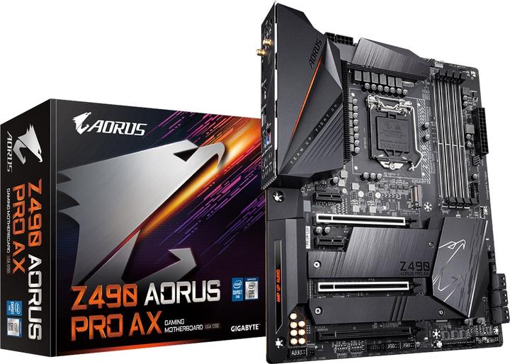Produktbild Gigabyte Z490 Aorus Pro Ax (LGA 1200, Intel Z490, ATX)