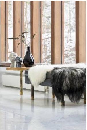 Produktbild Villa Collection Lammfell Grau, Weiss