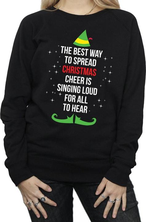 Produktbild Elf Christmas Cheer Text Sweatshirt (S)