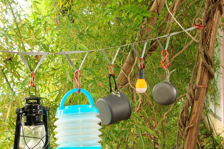 Produktbild Trevolution Universal Outdoor Wäscheleine mit Haken (2.25 m)
