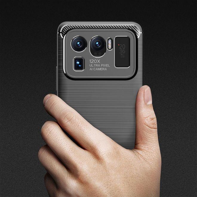 Immagine prodotto MU Style Serie Softcase in fibra di carbonio TPU (Xiaomi Mi 11 Ultra)