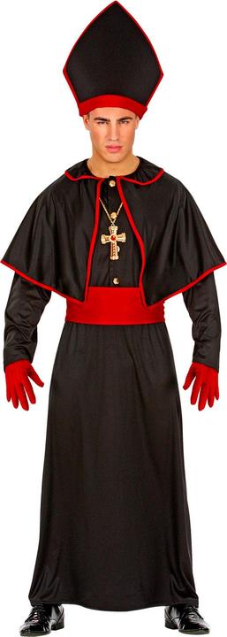 Actual product image Widmann BISHOP (robe with shoulder cape, belt, bishop's hat), XXXL (3XL)