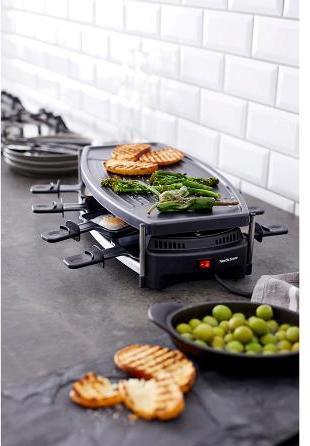 Actual product image F&H Group Nordic Sense - Raclette 8 pers. 1000 watt - Black (12226)