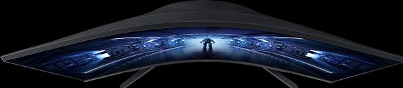 Actual product image Samsung Odyssey G5 - G55T (2560 x 1440 pixels, 26.90")