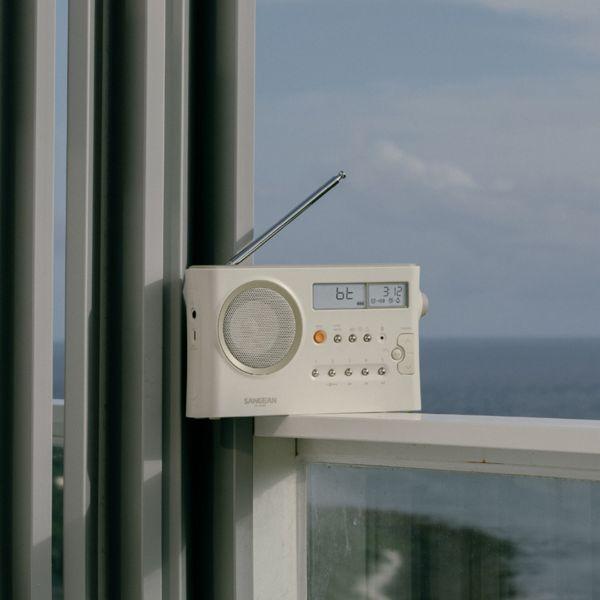 Actual product image Sangean PR-DA BT Table Radio, Pastel Cream (LW, MW, FM, KW, Bluetooth)