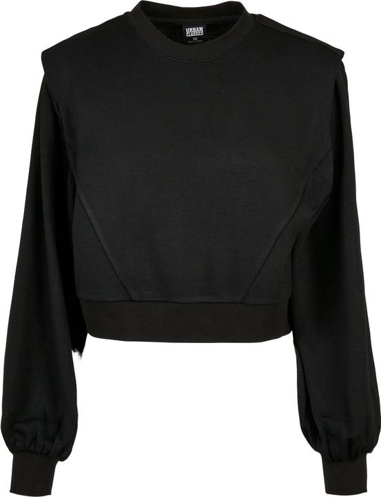 Urban Classics Ladies Padded Shoulder Modal Terry Crewneck