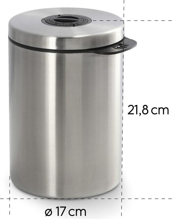 Immagine prodotto Xavax barattolo per caffè/tè Barattolo in acciaio inox per 1 kg di caffè in grani (1 l)