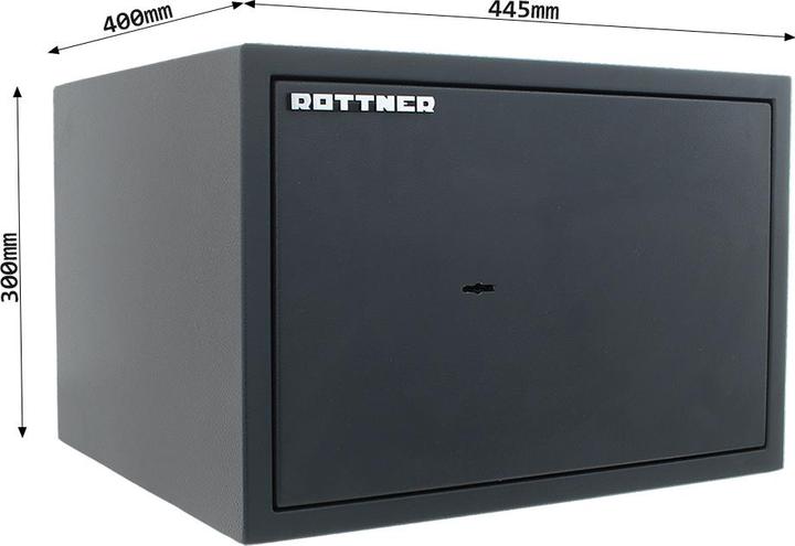 Actual product image Rottner Furniture safe S2 PowerSafe 300 double-bit lock (24 l)