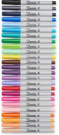 Produktbild Sharpie Permanent Marker Set ”Peacock” (Mehrfarbig, 1 mm, 28 x)