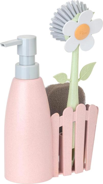 Actual product image Vigar Sink trough butler set FLORganic Pink