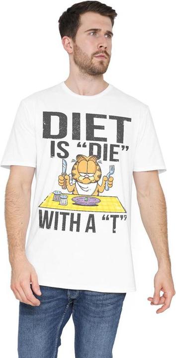 Image du produit Garfield - T-shirt DIET IS DIE WITH A T - Homme (XXL)