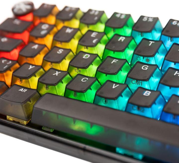 Image du produit Ducky One 3 Aura Black Mini Gaming Keyboard, RGB LED - MX-Speed-Silver (DE, Filaire)