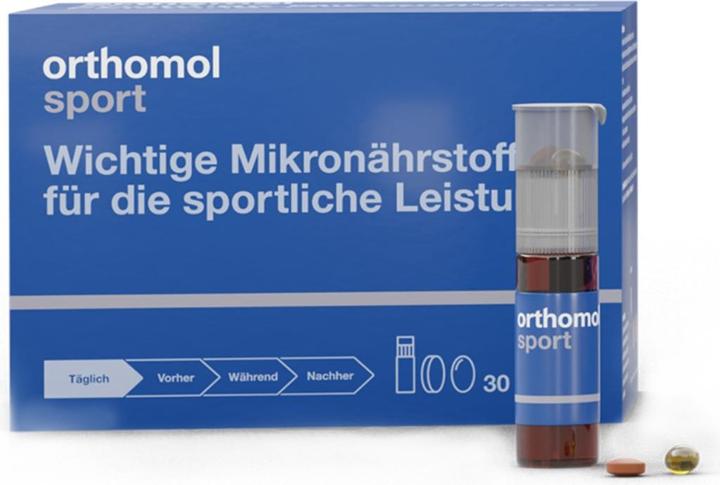 Pharma Medica orthomol sport Trinkfläschchen/Tabletten/Kapseln, 30 St. Portionen (1 Stück, Tabletten, Kapseln)