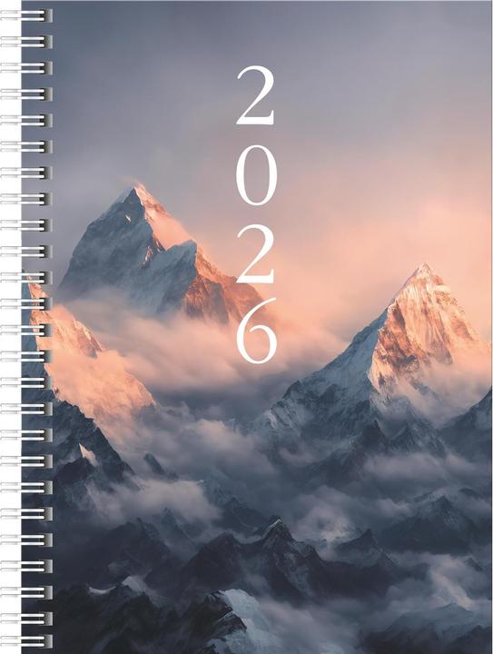 Produktbild Ridoide rido idé Wochenagenda Mountains Landschaft / Natur, 2026 (148 x 210 mm, Englisch, Französisch, Italienisch, Deutsch)