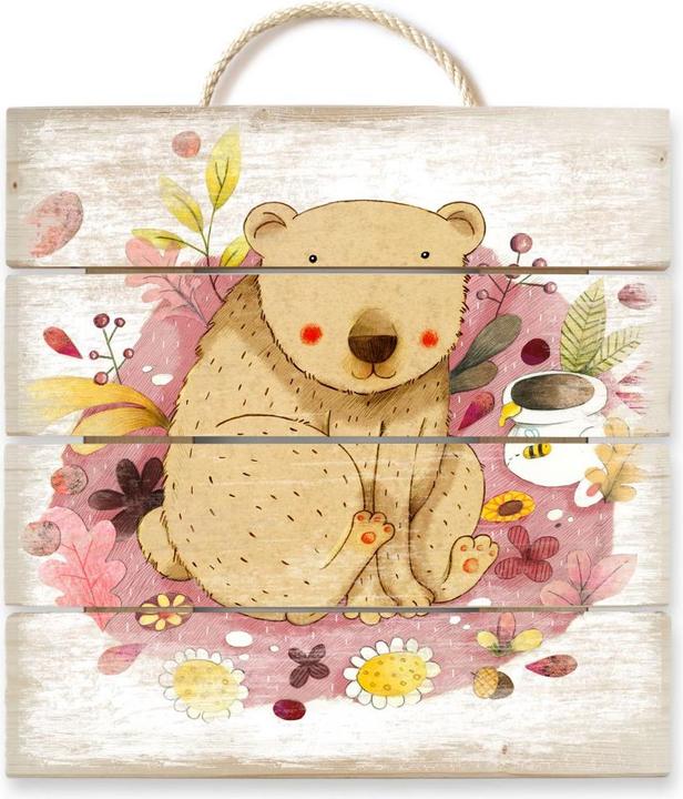 Produktbild Trenddeko Loske - Bär mit Honigtopf (40 x 41.5 cm)