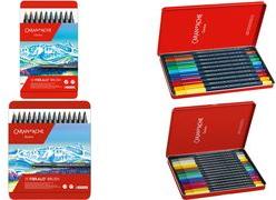 Actual product image Caran d'Ache Fibralo Brush Metallschachtel (Multicoloured, 10 x)