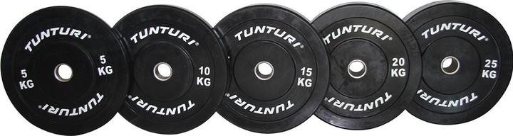 Immagine prodotto Tunturi Bumper Plate Hantelscheiben 50 mm 20 kg (1 x 20 kg)