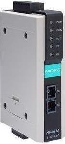 Moxa NPORT IA-5150-S-SC - 1-port RS-232422485 device server with 1 100BaseF(X) single-mode glass fibre.