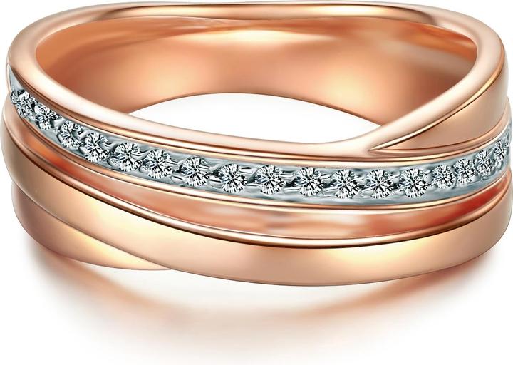 Immagine prodotto Trilani Donna Argento Cubico Zirconia Oro Rosa - 4196 (49, 925 Argento)