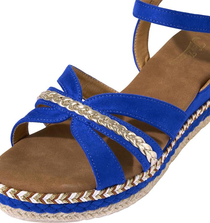 Actual product image Joe Browns Platform Espadrille Cross Over Sandals (37)
