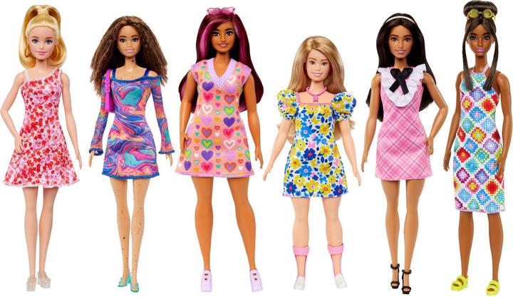 Image du produit Barbie Poupée trisomique Fashionistas en robe à fleurs