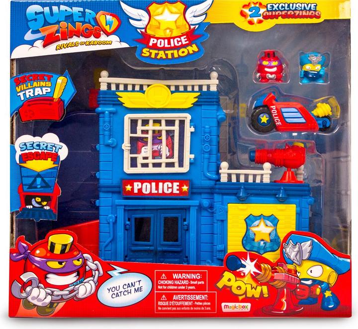 Produktbild Magic Box Magicbox SuperZings Playset: Police Station