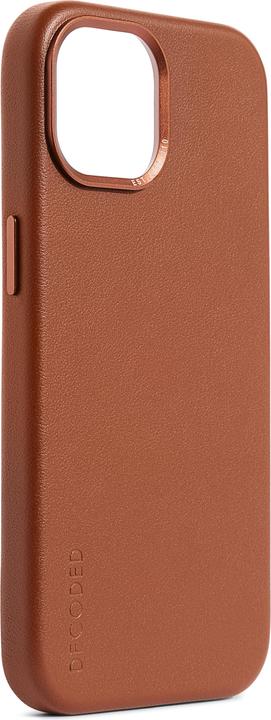 Actual product image Decoded Leather Backcover for iPhone 15 Plus Tan (Apple iPhone 15 Plus)