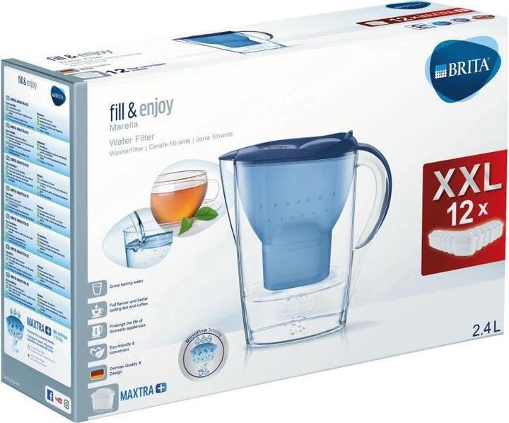 Produktbild Brita Marella + 12 Filterkartuschen (12 x)