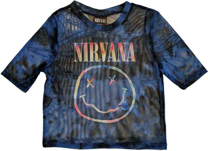 Immagine prodotto Nirvana Crop Top Pastello Happy Face (Donna) (M)