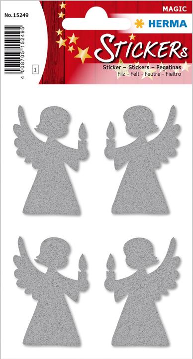Produktbild HERMA Weihnachtssticker Engel 1 Blatt, 4 Sticker
