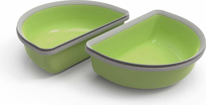 SureFeed Mezze conchiglie set di due verdi (0.20 l)