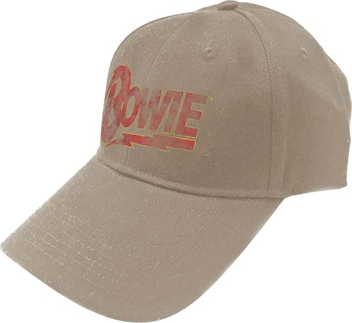 David Bowie Unisex Adult Flash Logo Baseball Cap (One Size)