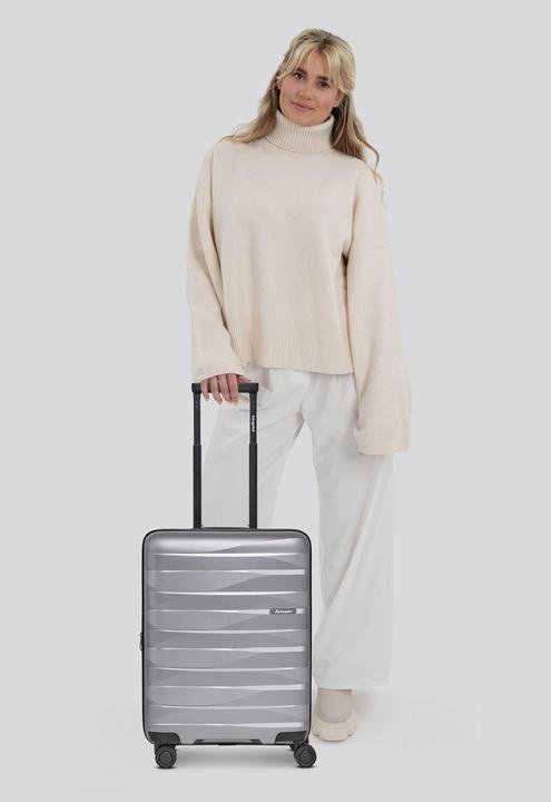 Image du produit Bergpfeil Travel 4-roues trolley cabine S 55 cm avec soufflet d'extension (44 l, Bagage à main (jusqu'à 50l))