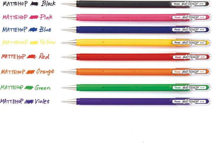 Image du produit Pentel Roller à encre gel Mattehop (Orange, 1 x)