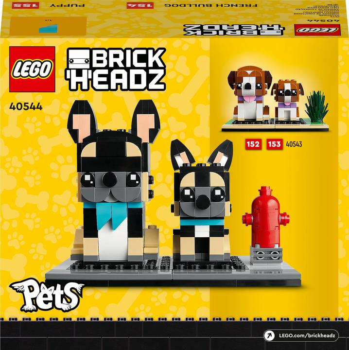 Immagine prodotto LEGO BrickHeadz - Animali domestici Bulldog francese (40544, LEGO Brickheadz)