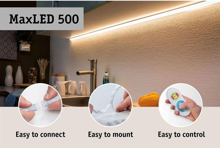 Actual product image Paulmann MaxLED 500 Stripe Set (Warm white, 150 cm, Indoor)