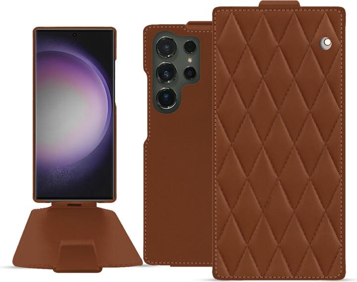 Actual product image Noreve Vertical leather shell (Samsung Galaxy S24 Ultra)