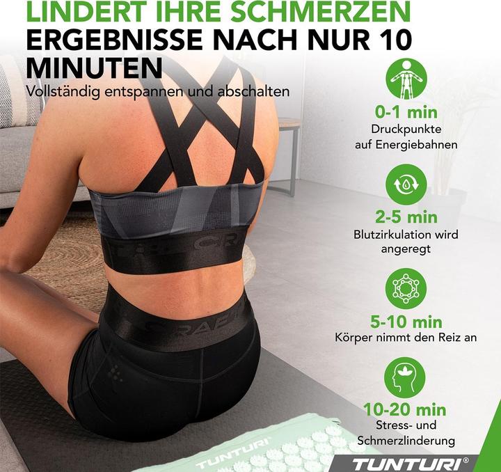 Actual product image Tunturi Acupressure Mat And Pillow