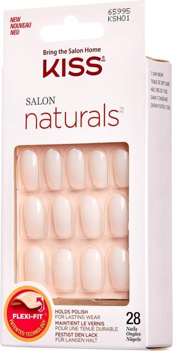 Produktbild KISS Natural Nails Break Even (Kunstnägel, Blond)