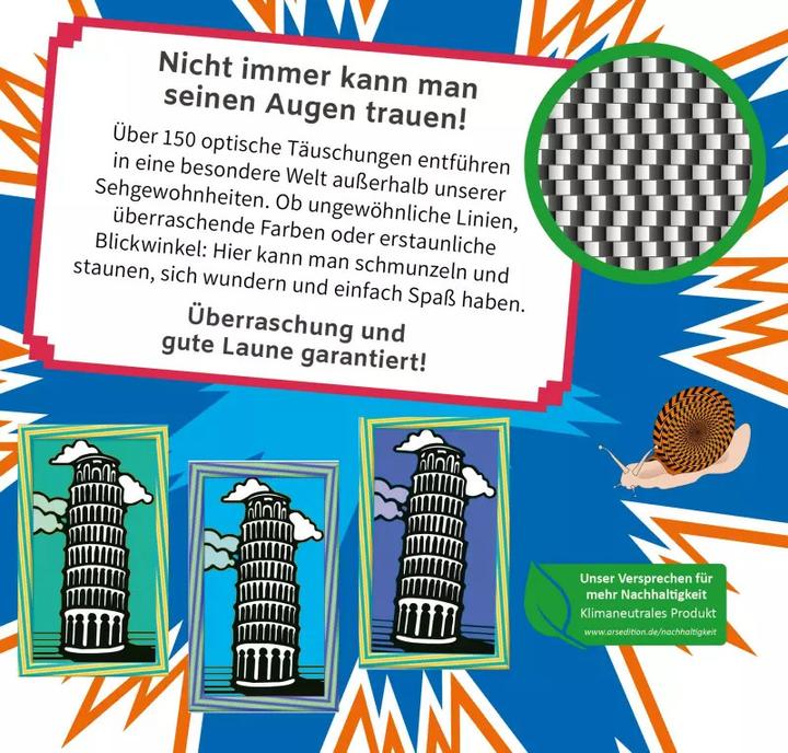 Actual product image Optische Täuschungen (German, Gianni A. Sarcone, Marie-Jo Waeber, 2022)
