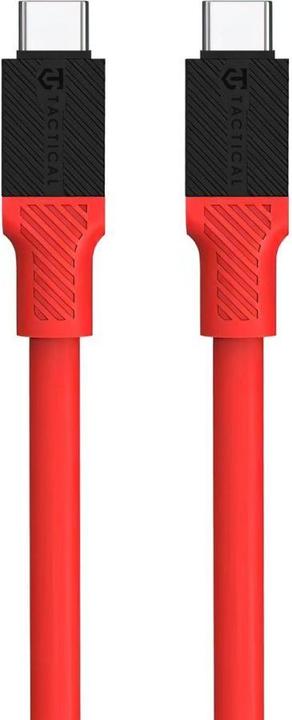Actual product image Tactical Fat Man Cable USB-C/USB-C 1m Red (1 m, USB 2.0)