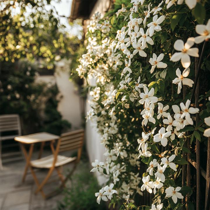 Actual product image Plant in a Box Trachelospermum jasminoides 'Officinale' - Set of 3 Jasmine (25 cm)