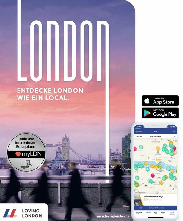 Produktbild London Reiseführer von Loving London (Deutsch, Silke Oberbeck, Yannic Stock, 2018)