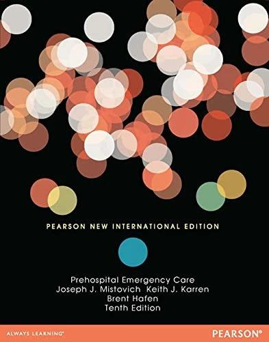 Image du produit Prehospital Emergency Care (Anglais, Joseph Mistovich, Port de Brent, Keith Karren, 2013)
