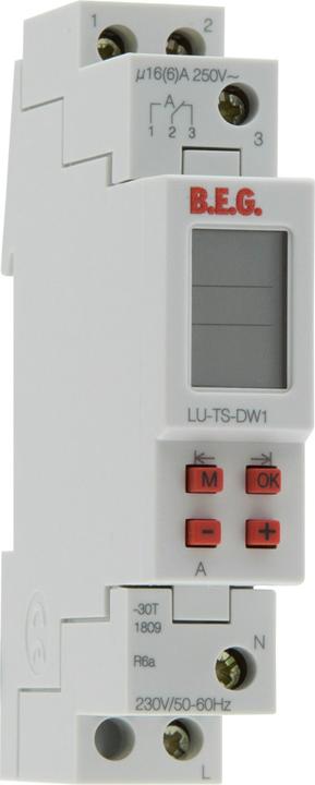 Actual product image BEG 92656 Time Switch Week / Digital TS-DW1 ws